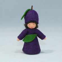 Handmade Plum Fairy Doll by Ambrosius – Eco-Friendly Wool Felt Waldorf Toy from Eco Flower Fairies LLC