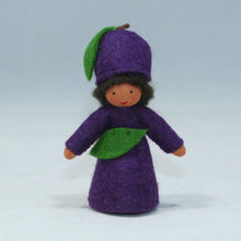 Handmade Plum Fairy Doll by Ambrosius – Eco-Friendly Wool Felt Waldorf Toy from Eco Flower Fairies LLC
