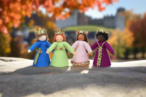 Handmade Halloween Prince Doll by Ambrosius – Eco-Friendly Wool Felt Waldorf Toy from Eco Flower Fairies LLC