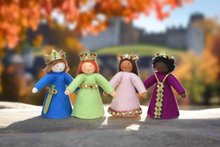 Handmade Halloween Royal Doll by Ambrosius – Eco-Friendly Wool Felt Waldorf Toy from Eco Flower Fairies LLC