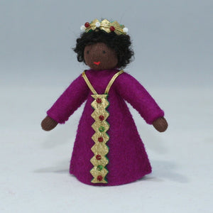 Handmade Halloween Prince Doll by Ambrosius – Eco-Friendly Wool Felt Waldorf Toy from Eco Flower Fairies LLC