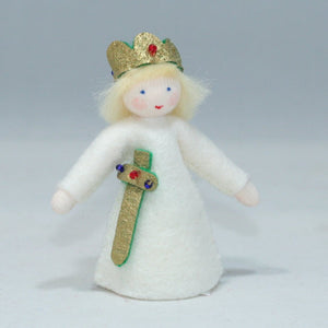 Handmade Halloween Prince Doll by Ambrosius – Eco-Friendly Wool Felt Waldorf Toy from Eco Flower Fairies LLC