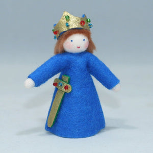 Handmade Halloween Prince Doll by Ambrosius – Eco-Friendly Wool Felt Waldorf Toy from Eco Flower Fairies LLC