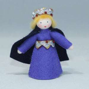 Handmade Halloween Prince Doll by Ambrosius – Eco-Friendly Wool Felt Waldorf Toy from Eco Flower Fairies LLC