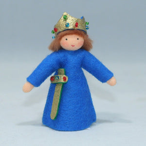 Handmade Halloween Prince Doll by Ambrosius – Eco-Friendly Wool Felt Waldorf Toy from Eco Flower Fairies LLC