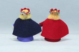 Halloween Royal Doll – 3" Handmade Felt Waldorf Decoration by Ambrosius