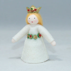 Handmade Halloween Princess Doll by Ambrosius – Eco-Friendly Wool Felt Waldorf Toy from Eco Flower Fairies LLC