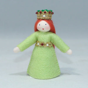 Handmade Halloween Princess Doll by Ambrosius – Eco-Friendly Wool Felt Waldorf Toy from Eco Flower Fairies LLC