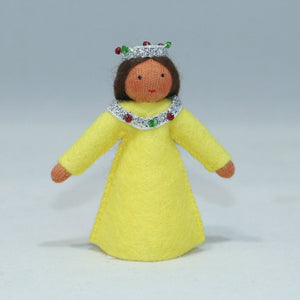 Handmade Halloween Princess Doll by Ambrosius – Eco-Friendly Wool Felt Waldorf Toy from Eco Flower Fairies LLC