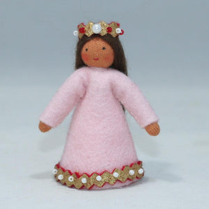 Handmade Halloween Princess Doll by Ambrosius – Eco-Friendly Wool Felt Waldorf Toy from Eco Flower Fairies LLC