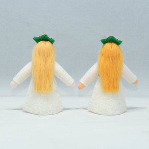 Halloween Royal Doll – 3" Handmade Felt Waldorf Decoration by Ambrosius