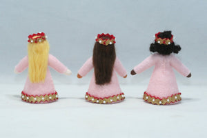 Halloween Royal Doll – 3" Handmade Felt Waldorf Decoration by Ambrosius