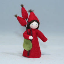 Handmade Rose Hips Fairy Doll by Ambrosius – Eco-Friendly Wool Felt Waldorf Toy from Eco Flower Fairies LLC