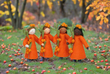 Handmade Seaberry Fairy Doll by Ambrosius – Eco-Friendly Wool Felt Waldorf Toy from Eco Flower Fairies LLC