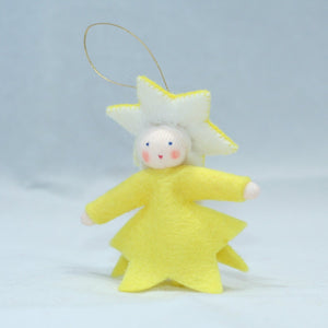 Handmade Star Pixie Doll by Ambrosius – Eco-Friendly Wool Felt Waldorf Toy from Eco Flower Fairies LLC