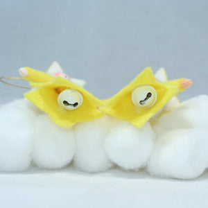 Star Pixie Doll – 2.5" Handmade Felt Waldorf Decoration by Ambrosius