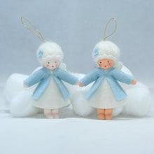 Handmade Winter Pixie Doll by Ambrosius – Eco-Friendly Wool Felt Waldorf Toy from Eco Flower Fairies LLC