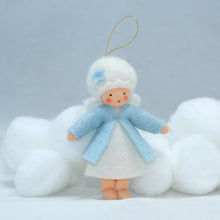 Handmade Winter Pixie Doll by Ambrosius – Eco-Friendly Wool Felt Waldorf Toy from Eco Flower Fairies LLC