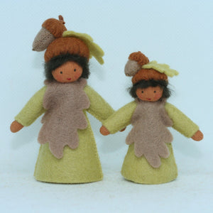 Handmade Acorn Fairy Doll by Ambrosius – Eco-Friendly Wool Felt Waldorf Toy from Eco Flower Fairies LLC