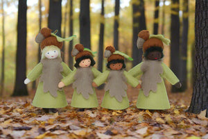 Handmade Acorn Fairy Doll by Ambrosius – Eco-Friendly Wool Felt Waldorf Toy from Eco Flower Fairies LLC