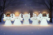 Handmade Christmas Angel Doll by Ambrosius – Eco-Friendly Wool Felt Waldorf Toy from Eco Flower Fairies LLC
