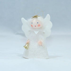 Handmade Christmas Angel Doll by Ambrosius – Eco-Friendly Wool Felt Waldorf Toy from Eco Flower Fairies LLC