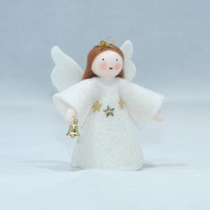 Handmade Christmas Angel Doll by Ambrosius – Eco-Friendly Wool Felt Waldorf Toy from Eco Flower Fairies LLC