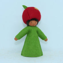 Handmade Apple Fairy Doll by Ambrosius – Eco-Friendly Wool Felt Waldorf Toy from Eco Flower Fairies LLC