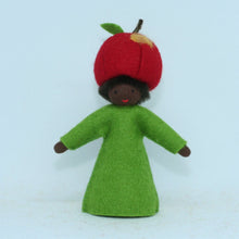 Handmade Apple Fairy Doll by Ambrosius – Eco-Friendly Wool Felt Waldorf Toy from Eco Flower Fairies LLC