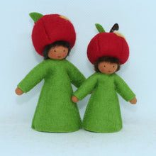 Handmade Apple Fairy Doll by Ambrosius – Eco-Friendly Wool Felt Waldorf Toy from Eco Flower Fairies LLC