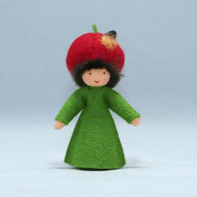 Handmade Apple Fairy Doll by Ambrosius – Eco-Friendly Wool Felt Waldorf Toy from Eco Flower Fairies LLC