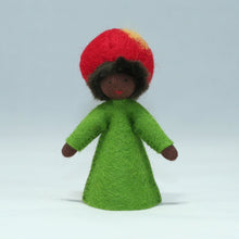 Handmade Apple Fairy Doll by Ambrosius – Eco-Friendly Wool Felt Waldorf Toy from Eco Flower Fairies LLC