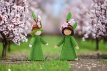 Apple Blossom Fairy (2.5" handmade decorative felt doll)