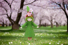 Apple Blossom Fairy Doll – 2.5” Handmade Felt Waldorf Decoration by Ambrosius