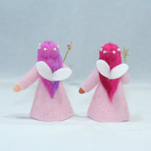 Aurora Borealis Fairy Doll – 2.5” Handmade Felt Waldorf Decoration by Ambrosius