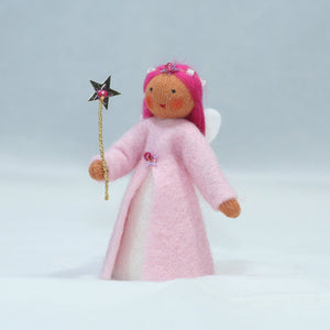 Handmade Aurora Borealis Fairy Doll by Ambrosius – Eco-Friendly Wool Felt Waldorf Toy from Eco Flower Fairies LLC