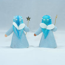 Aurora Borealis Fairy Doll – 2.5” Handmade Felt Waldorf Decoration by Ambrosius
