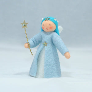 Handmade Aurora Borealis Fairy Doll by Ambrosius – Eco-Friendly Wool Felt Waldorf Toy from Eco Flower Fairies LLC