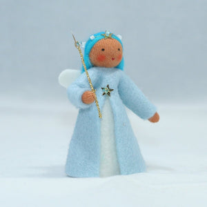 Handmade Aurora Borealis Fairy Doll by Ambrosius – Eco-Friendly Wool Felt Waldorf Toy from Eco Flower Fairies LLC