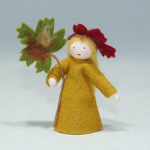 Handmade Autumn Fairy Doll by Ambrosius – Eco-Friendly Wool Felt Waldorf Toy from Eco Flower Fairies LLC