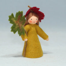 Handmade Autumn Fairy Doll by Ambrosius – Eco-Friendly Wool Felt Waldorf Toy from Eco Flower Fairies LLC