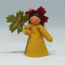 Handmade Autumn Fairy Doll by Ambrosius – Eco-Friendly Wool Felt Waldorf Toy from Eco Flower Fairies LLC