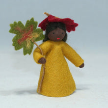 Handmade Autumn Fairy Doll by Ambrosius – Eco-Friendly Wool Felt Waldorf Toy from Eco Flower Fairies LLC