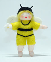 Handmade Bee Pixie Doll by Ambrosius – Eco-Friendly Wool Felt Waldorf Toy from Eco Flower Fairies LLC