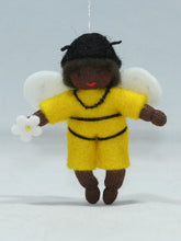 Handmade Bee Pixie Doll by Ambrosius – Eco-Friendly Wool Felt Waldorf Toy from Eco Flower Fairies LLC