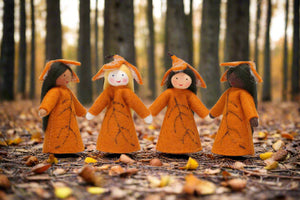 Handmade Beech Fairy Doll by Ambrosius – Eco-Friendly Wool Felt Waldorf Toy from Eco Flower Fairies LLC