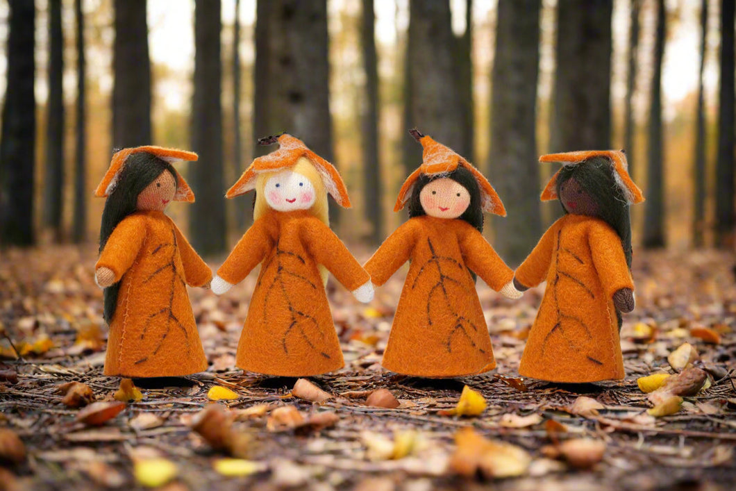 Handmade Beech Fairy Doll by Ambrosius – Eco-Friendly Wool Felt Waldorf Toy from Eco Flower Fairies LLC
