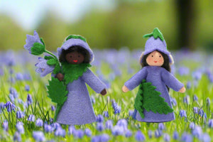 Handmade Bluebell Fairy Doll by Ambrosius – Eco-Friendly Wool Felt Waldorf Toy from Eco Flower Fairies LLC