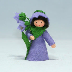 Handmade Bluebell Fairy Doll by Ambrosius – Eco-Friendly Wool Felt Waldorf Toy from Eco Flower Fairies LLC