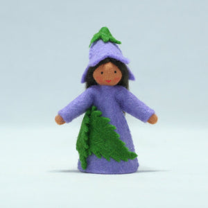 Handmade Bluebell Fairy Doll by Ambrosius – Eco-Friendly Wool Felt Waldorf Toy from Eco Flower Fairies LLC